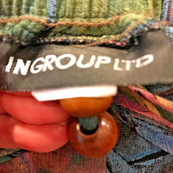 INGROUP SZ 14/16 MULTICOLOR SKIRT & TOP & OUTER JACKET 3 PIECE SET - Picture 6 of 13